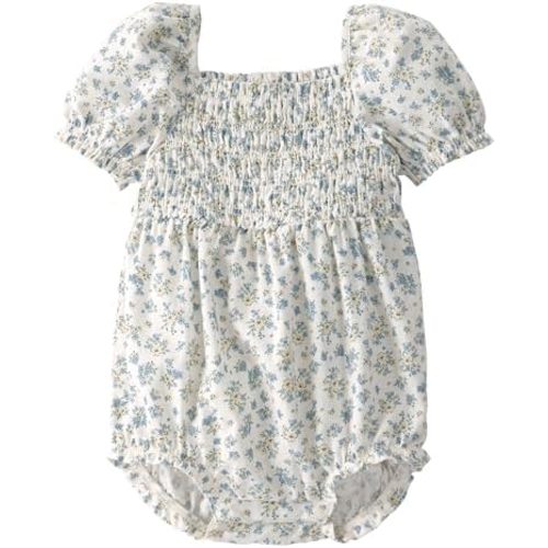 little planet by carter's unisex-baby Waffle Knit Button-Front Jumpsuit made with Organic Cotton