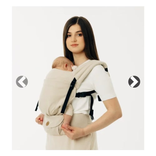 LennyLight Carrier, Standard Size, broken-twill weave (58% cotton, 42% bamboo viscose) - TRACK