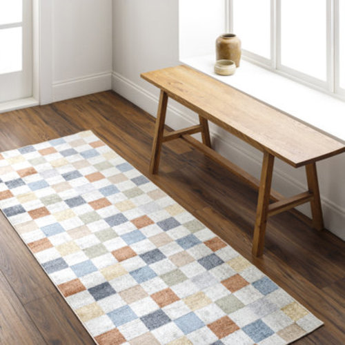 Gracie Oaks Jules Checkered Area Rug & Reviews | Wayfair