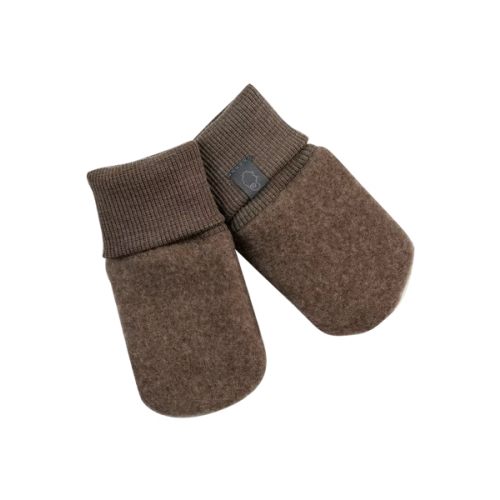 Baby merino wool fleece mittens