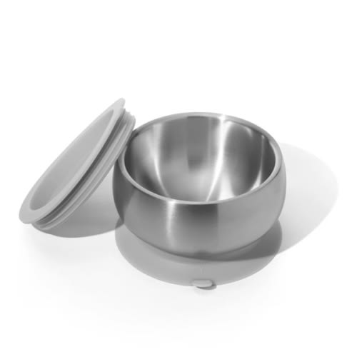Avanchy | Stainless Steel Baby Bowls - BLW Suction Infant Feeding Bowl