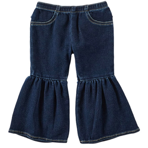 Wrangler Infant Girls' Dark Wash Flare Pant 3-6 Months