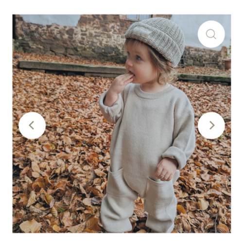 Frosted Toffee Knit Romper