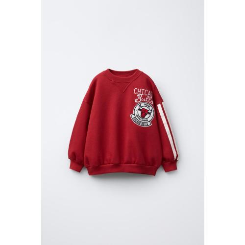NBA - CHICAGO BULLS SWEATSHIRT - Maroon | ZARA United States