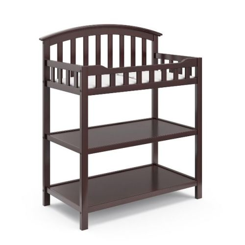 Graco Changing Table with Water-Resistant Changing Pad Espresso