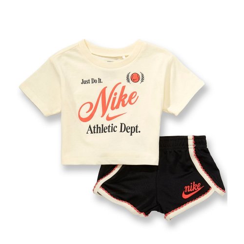 Nike Baby Girls Short Sleeves Tennis Tee & Sprinter Short 2-Piece Set