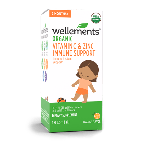 Organic Children's Immunity Support - Toddlers & Kids - Vit. C & Zinc.