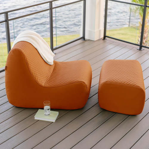 Solvana™ Outdoor Chair and Ottoman Set