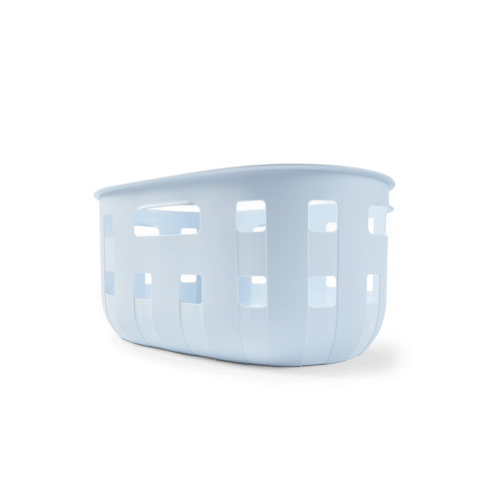 Trellis Laundry Basket - Blue - Blue - One Size