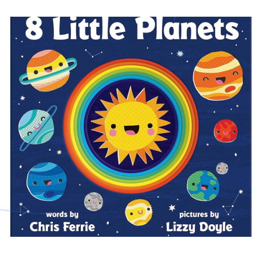 8 Little Planets: A Solar System Book for Kids with Unique Planet Cutouts