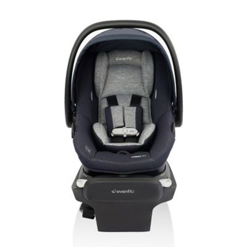 Evenflo Revolve180 LiteMax Rotating Infant Car Seat with Green & Gentle - Anchor Gray