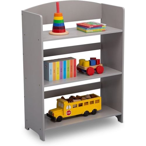 Delta Children MySize Bookshelf - Greenguard Gold Certified, Grey