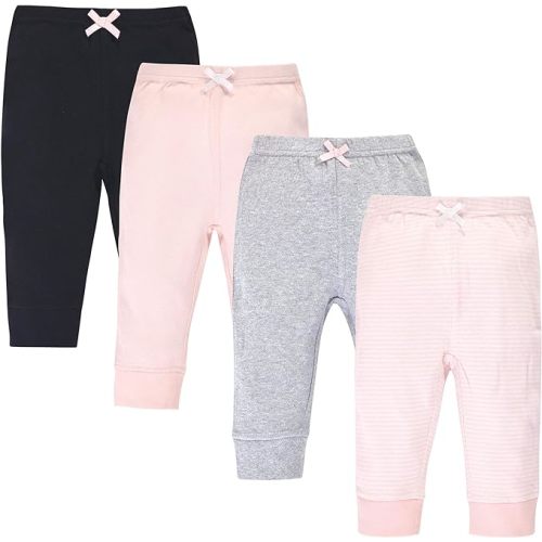 Touched by Nature Baby Girls' Organic Cotton Pants