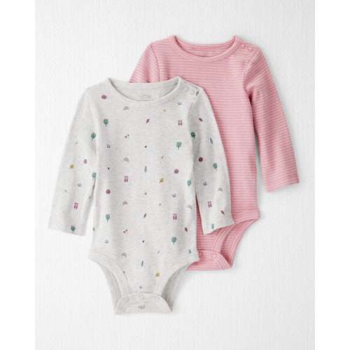 Baby Girl 2-Pack Organic Cotton Bodysuits - Little Planet | Carter's