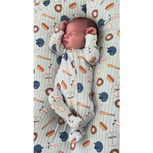 Ballpark Bros Zipper Footie