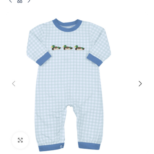 French Knot Mallard Romper