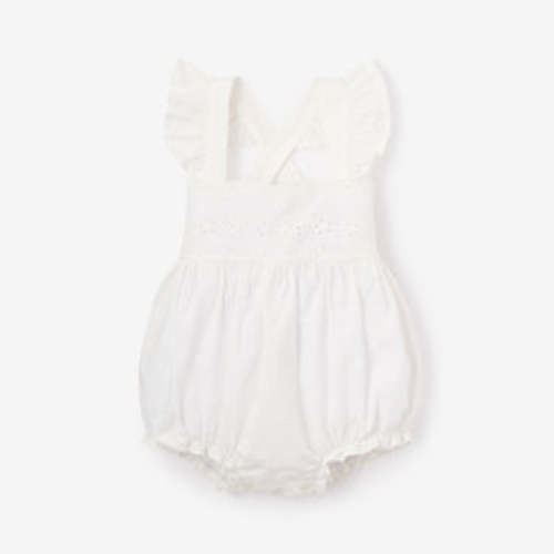 Eyelet Lace Ruffle Sunsuit