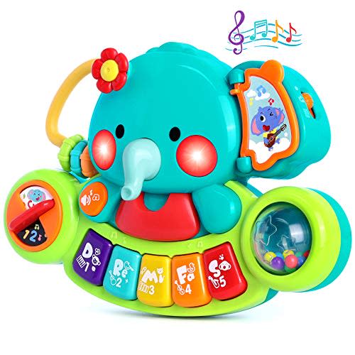 Baby Piano Toy 6 to 12 Months Light Up Music Baby Toys for 0 6 9 12 18 Months Early Learning Educational Piano Keyboard Infant Babies Girl Toy 1 Year Old Boy Girls Gift