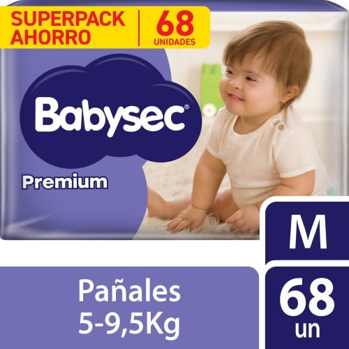 Pañal Babysec Premium Super Mega Talla M