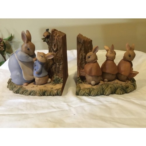 Peter Rabbit Bookends From The World of Beatrix Potter Frederick Warne With Box