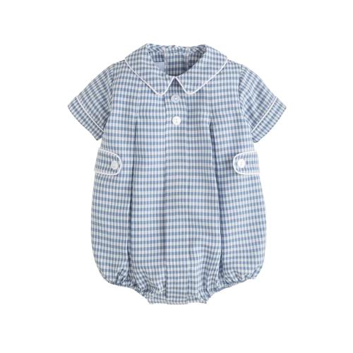 Davant Bubble - Gray Blue Gingham