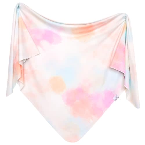 Copper Pearl Swaddle Blankets for Newborns | Soft Stretchy Receiving Blankets for Boys and Girls | Large 46 x 46 Inch Baby Blankets | Lightweight and Breathable Swaddles | Nova