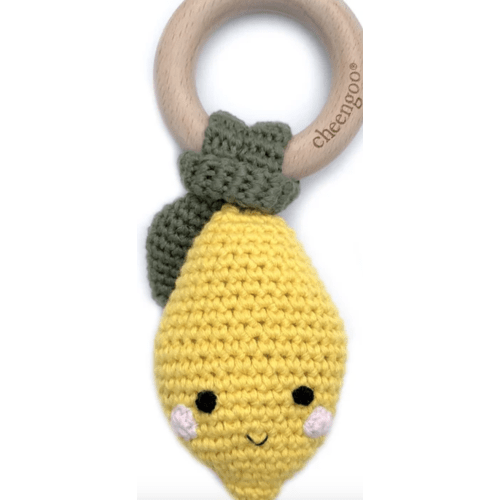 Lemon Teething Rattle