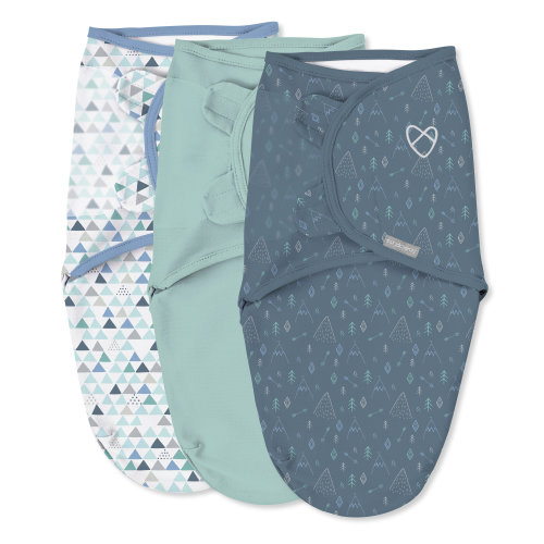 Ingenuity SwaddleMe by Ingenuity Original Swaddle for Baby, 100% Cotton, 3-6 Months, 1.0 TOG, 3-Pack - Mountaineer & Reviews | Wayfair