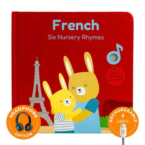 French Nursery Rhymes - Sound Book for Children - Cali's Books