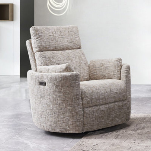 Latitude Run® Callendale Electric Power Swivel Rocker Recliner Chair With USB & Type-C Port | Wayfair