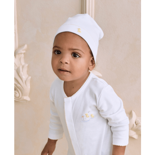 Premier Duck Pond Paddles White Hand Emb. Footie