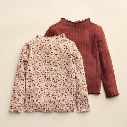 Baby & Toddler Girl Little Co. by Lauren Conrad 2-Pack Mockneck Top Set