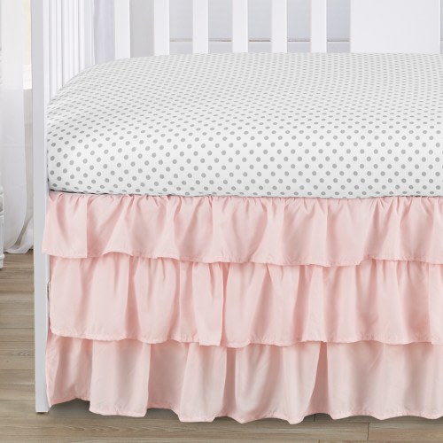 Sweet Jojo Designs Grey Boho Floral Girl 6p Crib Bedding + BreathableBaby Breathable Mesh Liner Bohemian Shabby Chic - Crib Size