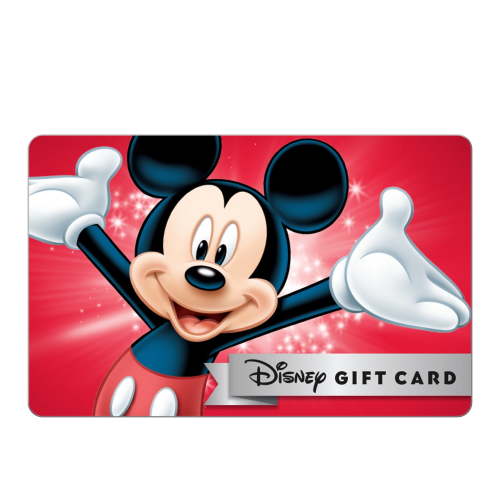 Disney Mickey Minnie Kiss $100 Gift Card