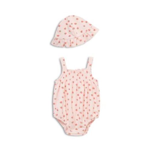 Girls' Berries Bubble Bodysuit & Hat Set - Baby