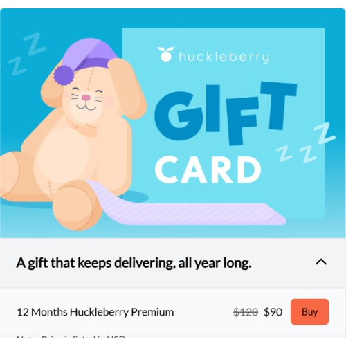 Huckleberry App Gift Card - 12 Months