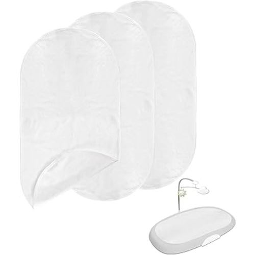 Changing Pad Liners (3 Count) Compatible with Skip Hop - Changing Pad Cover, Washable Soft and Warm Liners, Non-Slip Design, Reusable and Portable Replacement Liner, Perfect for Diaper Needs