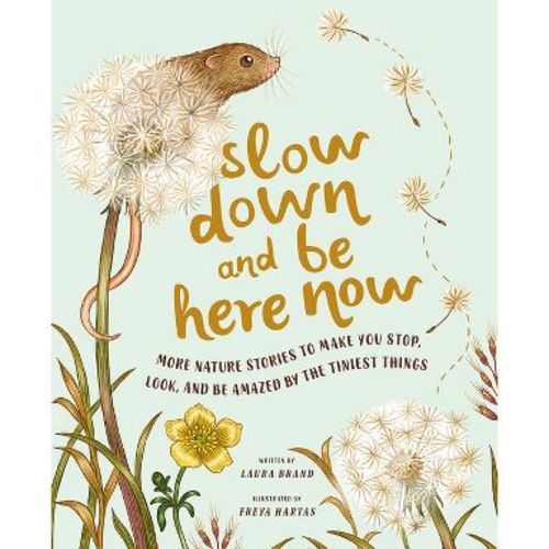 Slow Down and Be Here Now - by Laura Brand (Hardcover)