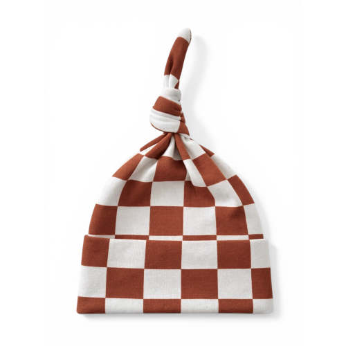 Stracciatella Checkerboard / Organic Beanie