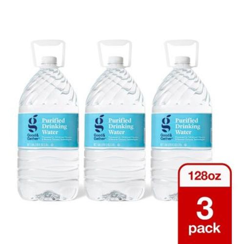3 Pack/128 fl oz (1gal) Each Purified Water - Good & Gather™