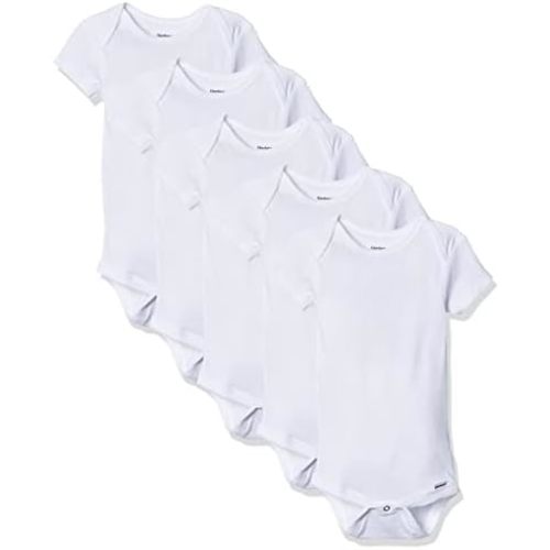Gerber Baby Boys & Girls 5-Pack Solid Onesies Bodysuits