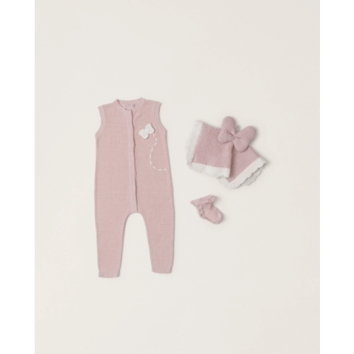 CozyChic Ultra Lite® Baby Butterfly Onesie Set _ Dusty Rose