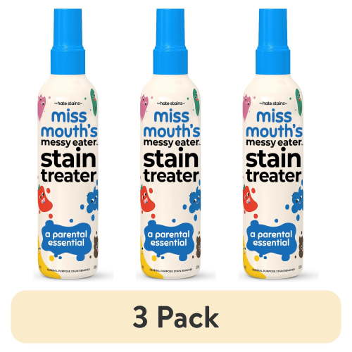 (3 pack) Miss Mouth’s Messy Eater Stain Remover Spray Bottle, 4oz
