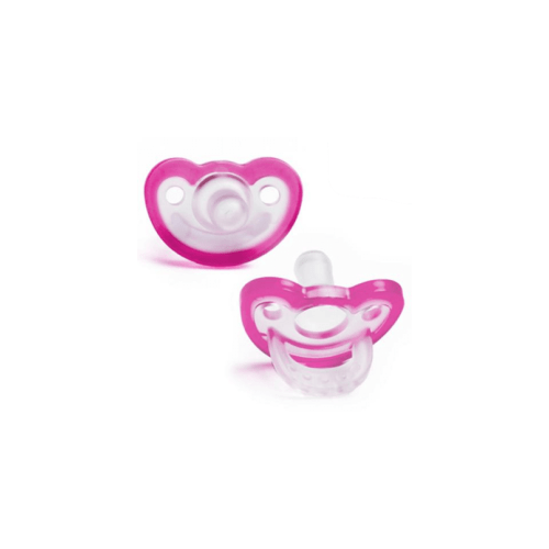 RaZbaby JollyPop Pacifiers Pink