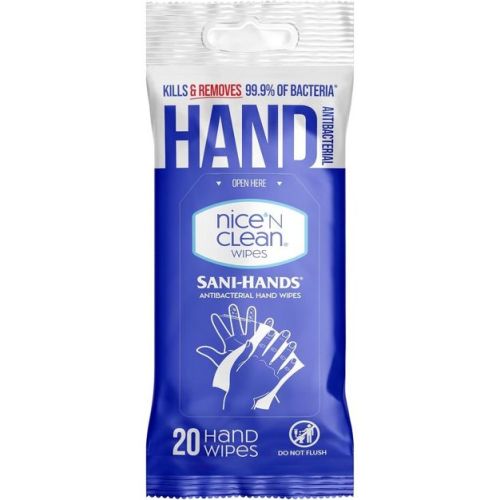 Nice N Clean - Hand Wipes Travel Pack's 20 Ct