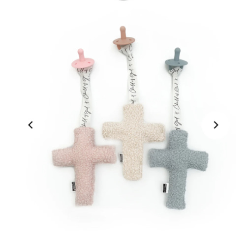 Pacifier Lovey Cross – OUR HOUSE ABOVE