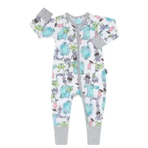 NEW BONDS DISNEY Monsters Inc White Zippy Wondersuit - Size 1 - BNIP