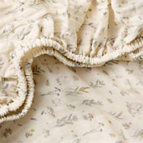 Supersoft Little Ducklings Organic Cotton Gauze Baby Crib Fitted Sheet