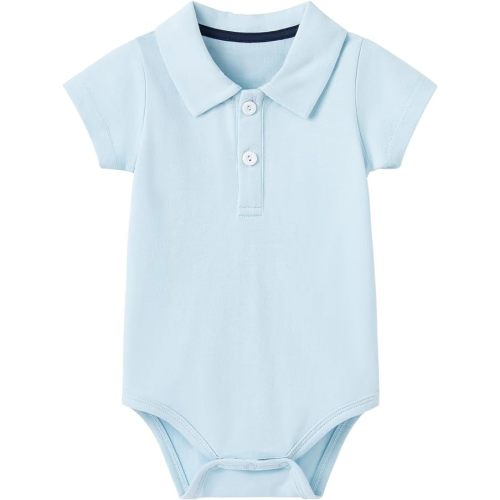 pureborn Baby Girls Boys Bodysuit Super Soft Cotton Romper 0-24 Months