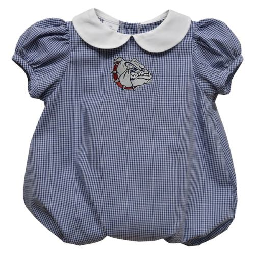 Girls Infant Vive La Fete  Navy Gonzaga Bulldogs Puffy Bubble Dress